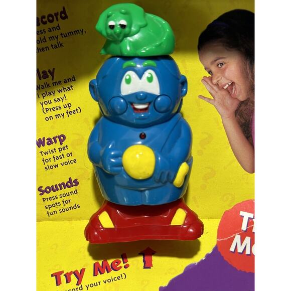 Rare 1997 Yes! Preschool Yakkins STONEY & DINO record your voice Need Batery VTG - Picture 6 of 6